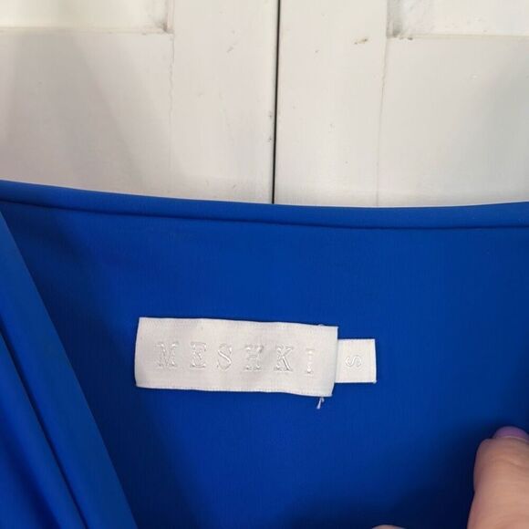 Meshki black ruched bodycon tank dress size small - Picture 4 of 8